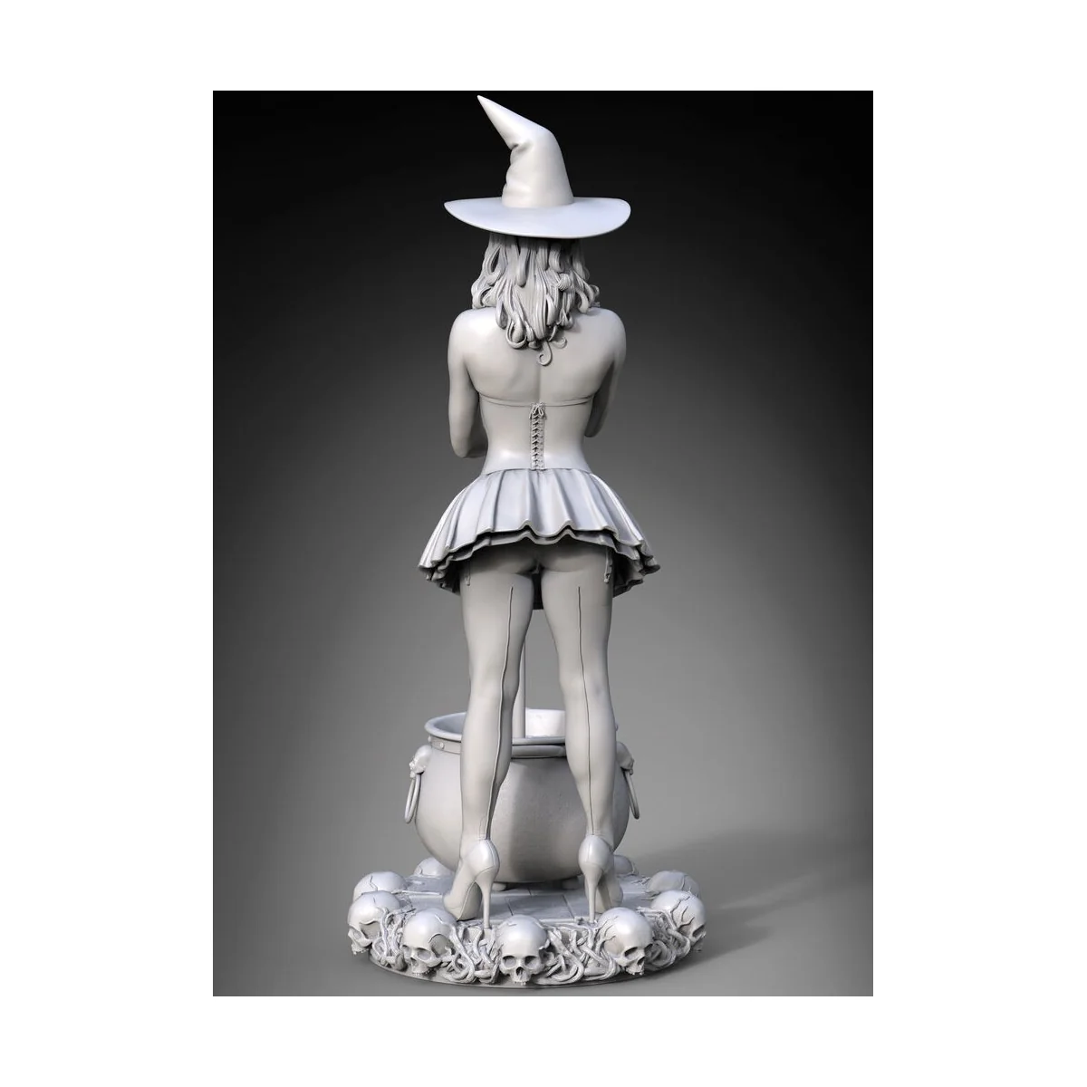 Witch Pinup Girl Halloween, 1/24 - Royal Model RM1108
