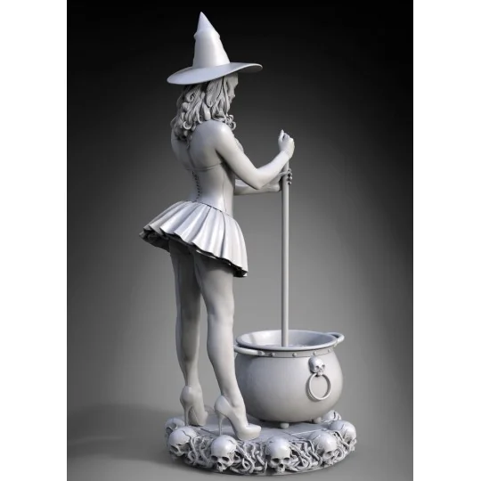 Witch Pinup Girl Halloween - Royal Model RM1108