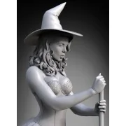 Witch Pinup Girl Halloween - Royal Model RM1108