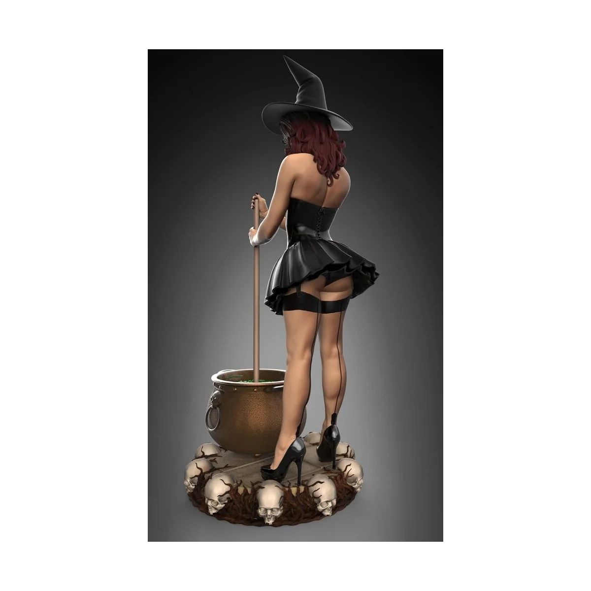 Witch Pinup Girl Halloween, 1/24 - Royal Model RM1108