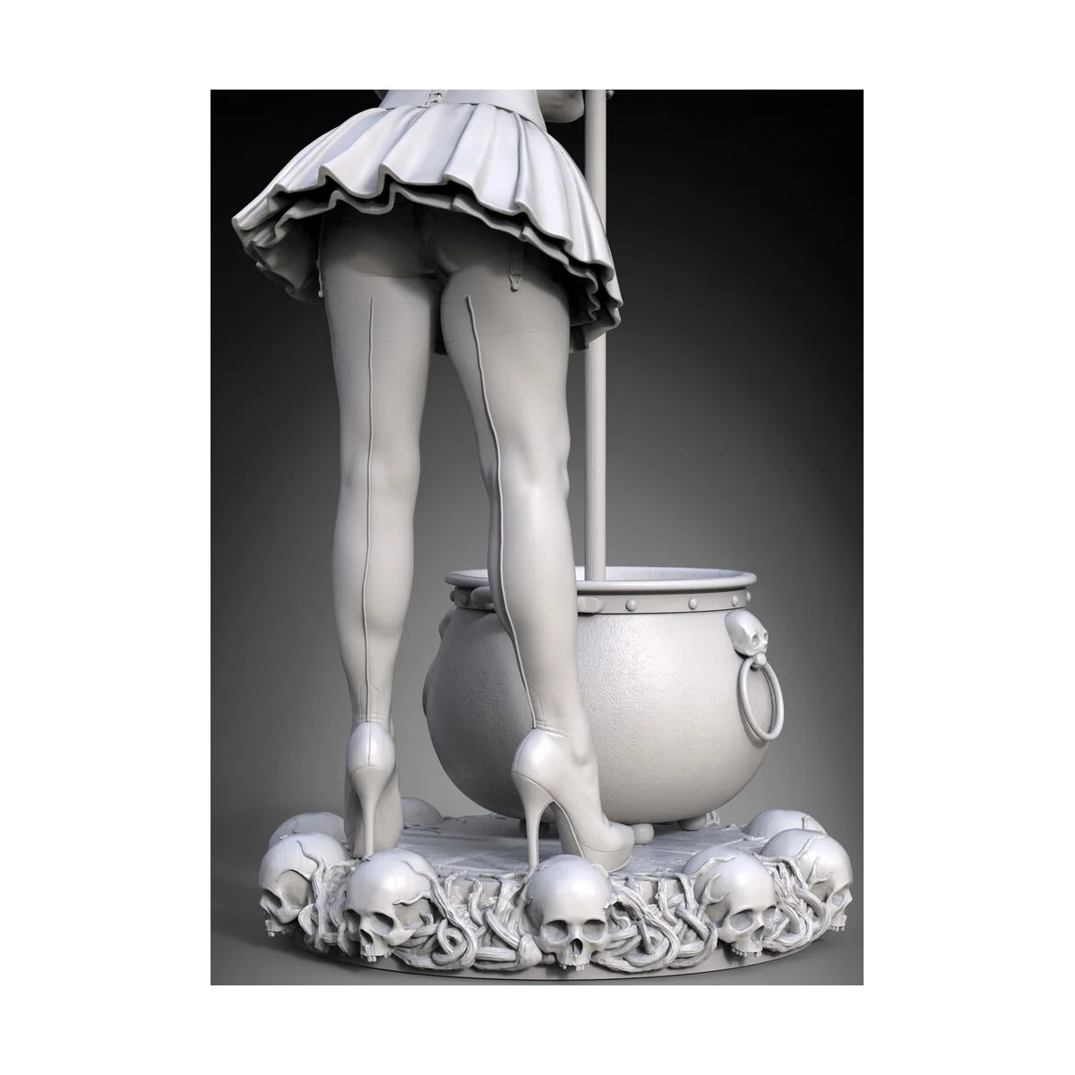 Witch Pinup Girl Halloween - Royal Model RM1109