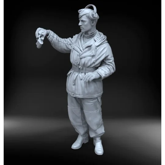 German tanker in winter dress (Tiger I cupola not included), 1/35 -...