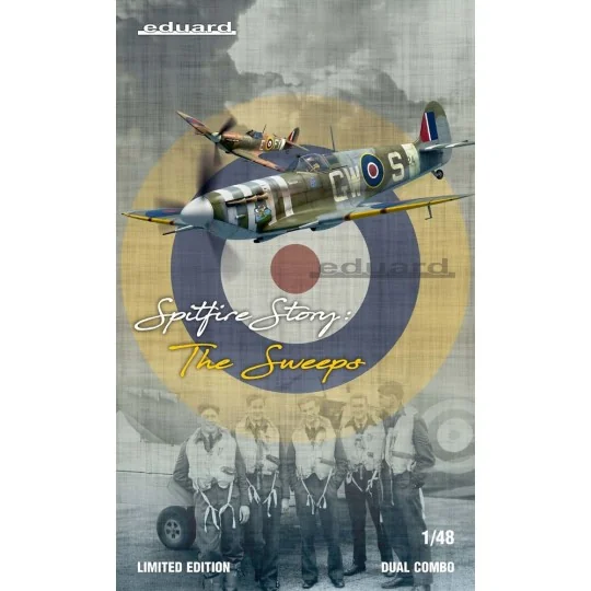 SPITFIRE STORY The Sweeps, Limited edition, 1/48 - Eduard Plastic K...