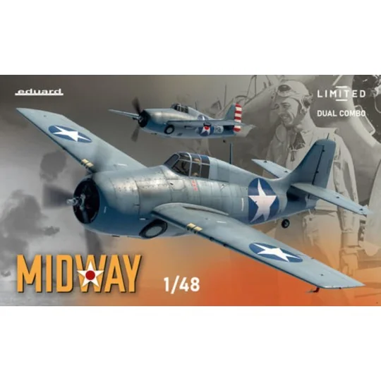 MIDWAY DUAL COMBO Limited edition, 1/48 - Eduard Plastic Kits 11166 MIDWAY DUAL COMBO Limited edition, 1/48 - Eduard Plastic Kits 11166