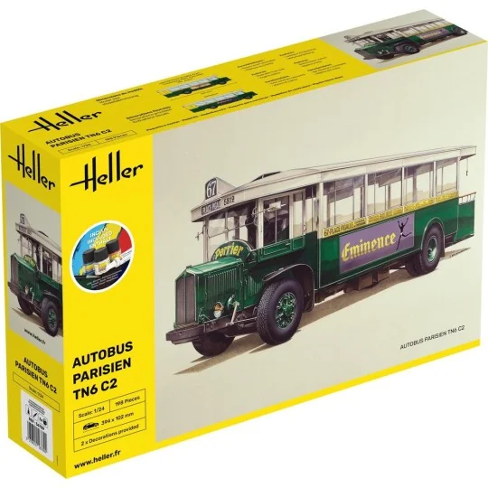 STARTER KIT Autobus TN6 C2, 1/24 - Heller 56789 STARTER KIT Autobus TN6 C2, 1/24 - Heller 56789
