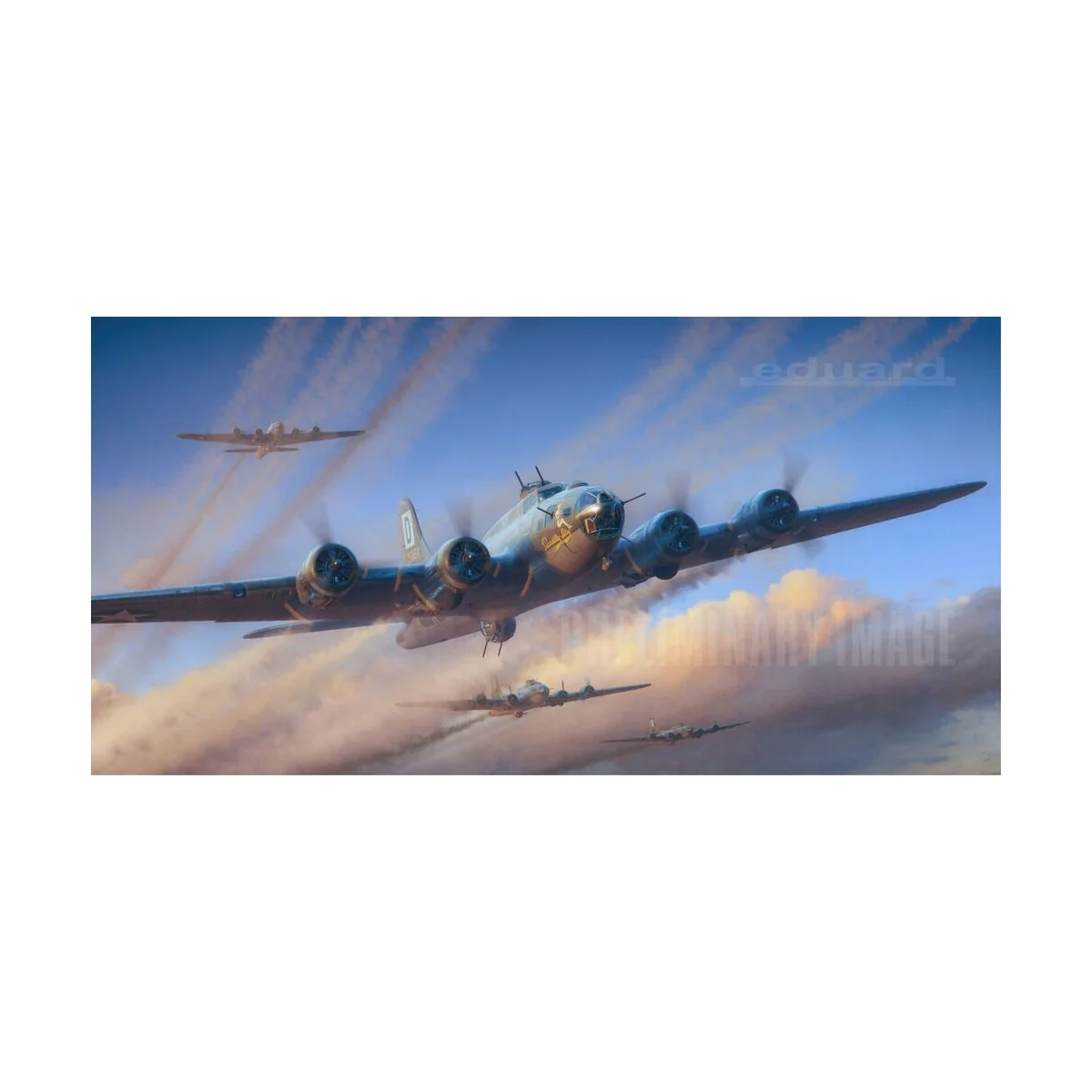 The Bloody Hundredth 1943, B-17F - Eduard Plastic Kits 11183