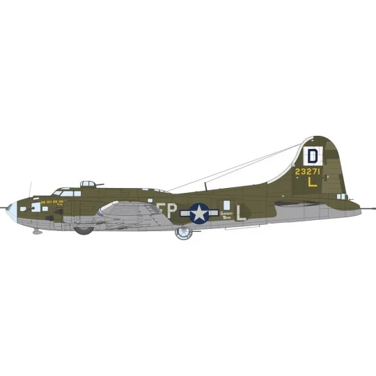 The Bloody Hundredth 1943, B-17F - Eduard Plastic Kits 11183