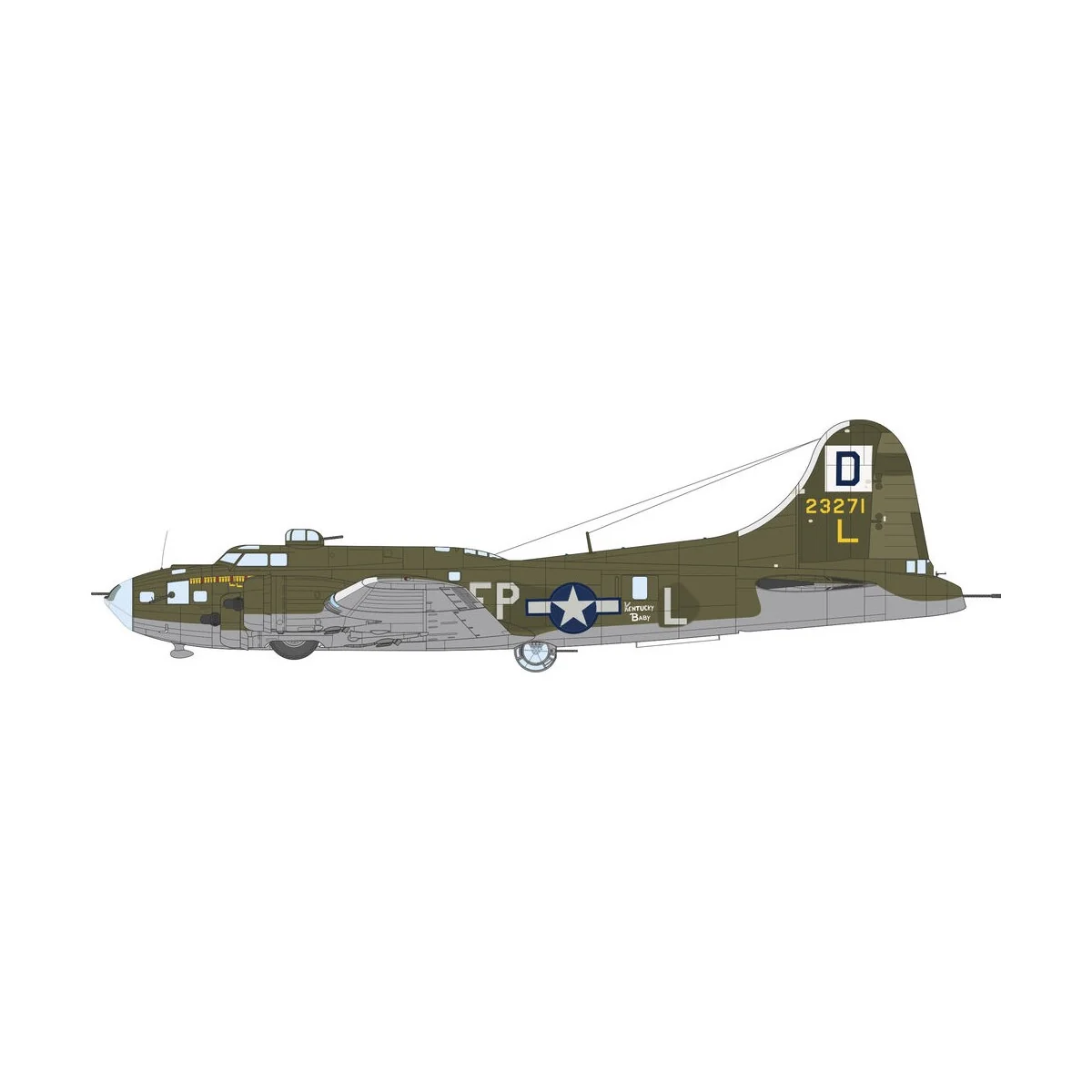 The Bloody Hundredth 1943, B-17F - Eduard Plastic Kits 11183
