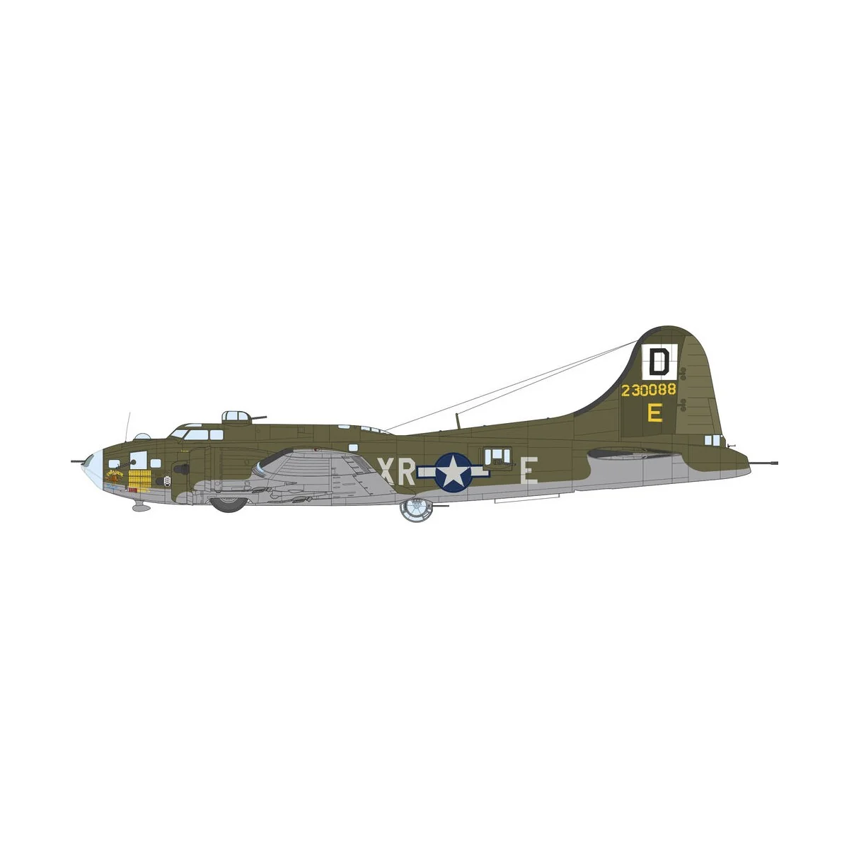 The Bloody Hundredth 1943, B-17F - Eduard Plastic Kits 11183