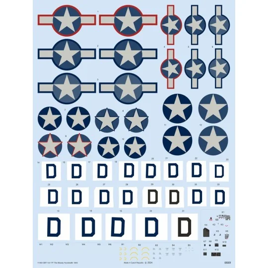 The Bloody Hundredth 1943, B-17F - Eduard Plastic Kits 11183