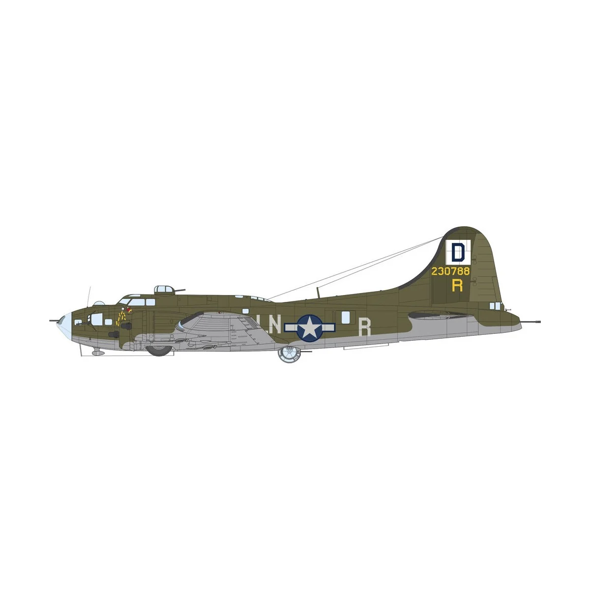 The Bloody Hundredth 1943, B-17F - Eduard Plastic Kits 11183