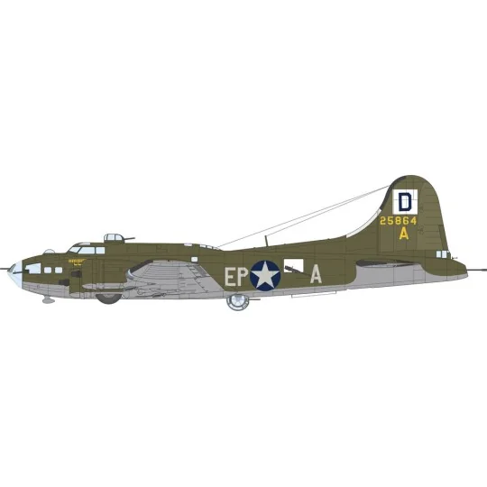 The Bloody Hundredth 1943, B-17F - Eduard Plastic Kits 11183