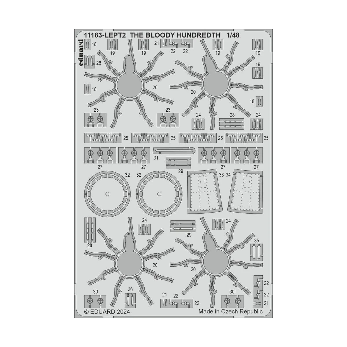 The Bloody Hundredth 1943, B-17F - Eduard Plastic Kits 11183