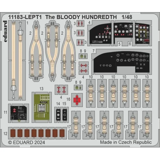 The Bloody Hundredth 1943, B-17F - Eduard Plastic Kits 11183