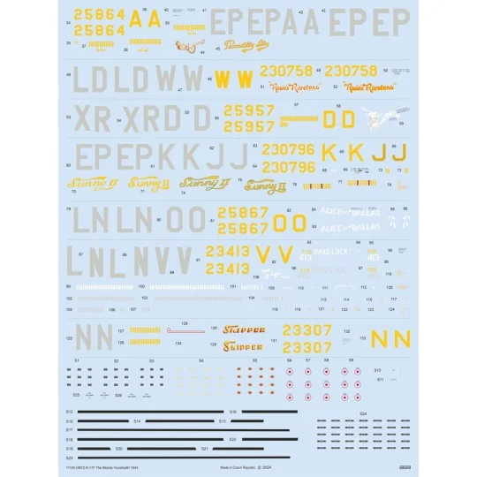 The Bloody Hundredth 1943, B-17F - Eduard Plastic Kits 11183