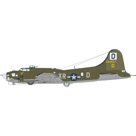 The Bloody Hundredth 1943, B-17F - Eduard Plastic Kits 11183