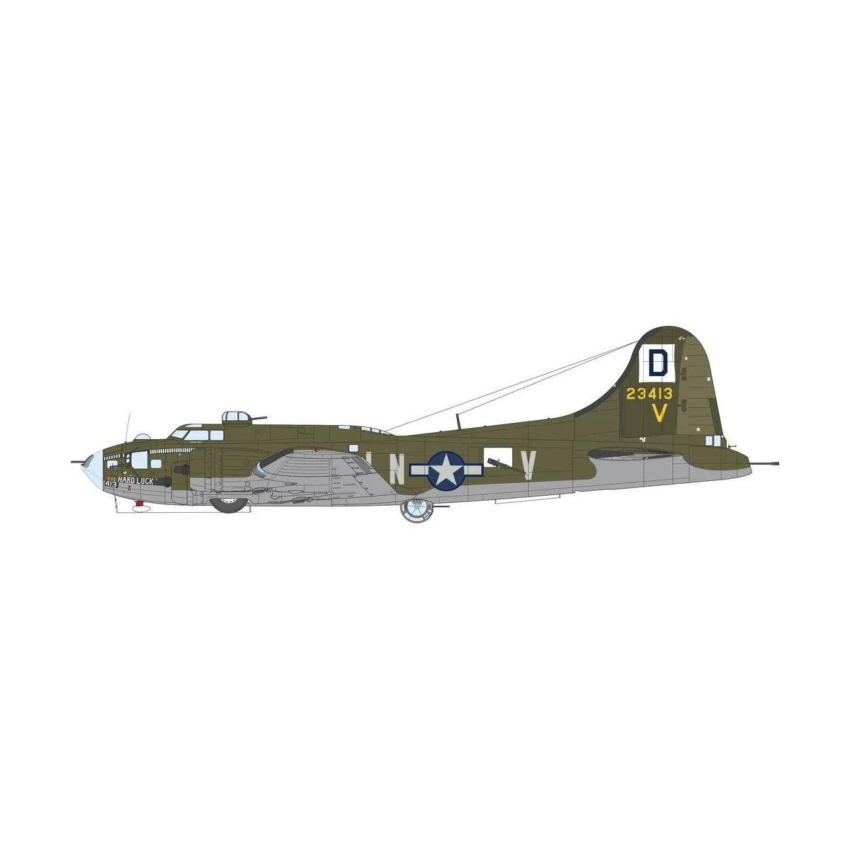 The Bloody Hundredth 1943, B-17F - Eduard Plastic Kits 11183