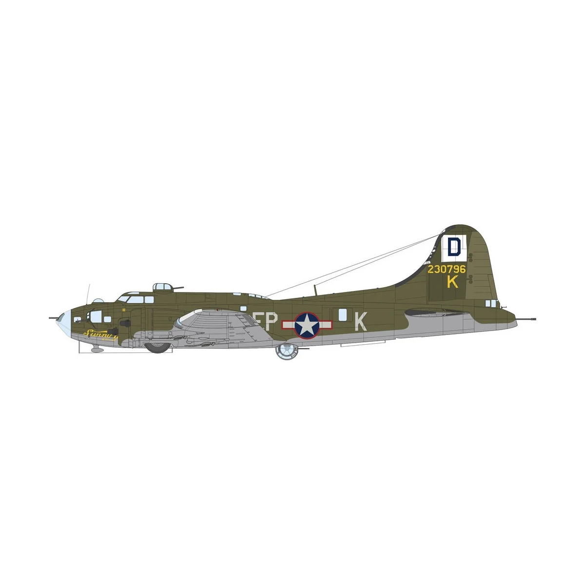The Bloody Hundredth 1943, B-17F - Eduard Plastic Kits 11183