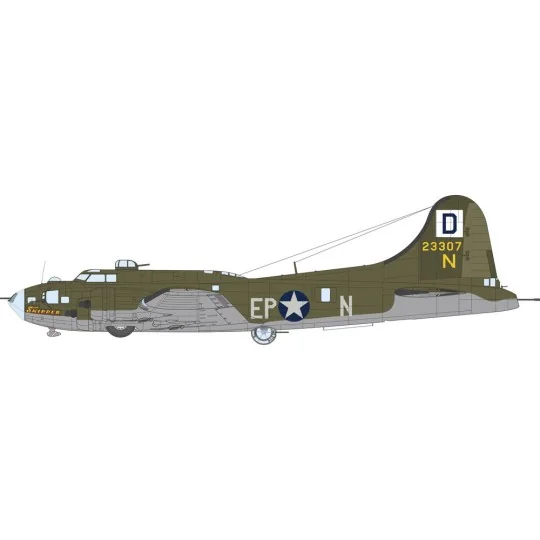 The Bloody Hundredth 1943, B-17F - Eduard Plastic Kits 11183