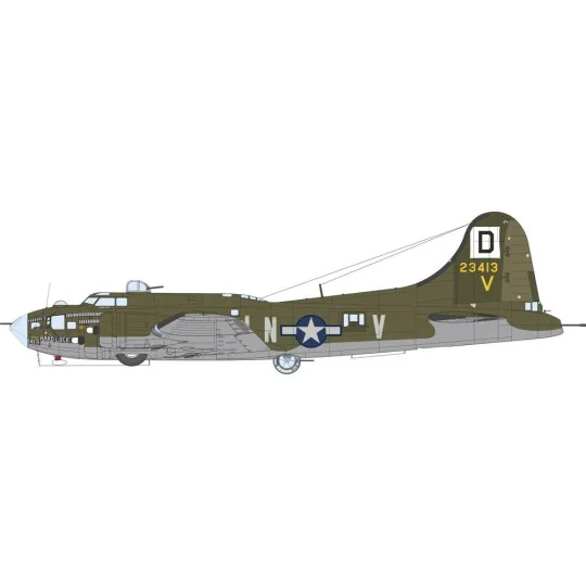 The Bloody Hundredth 1943, B-17F - Eduard Plastic Kits 11183