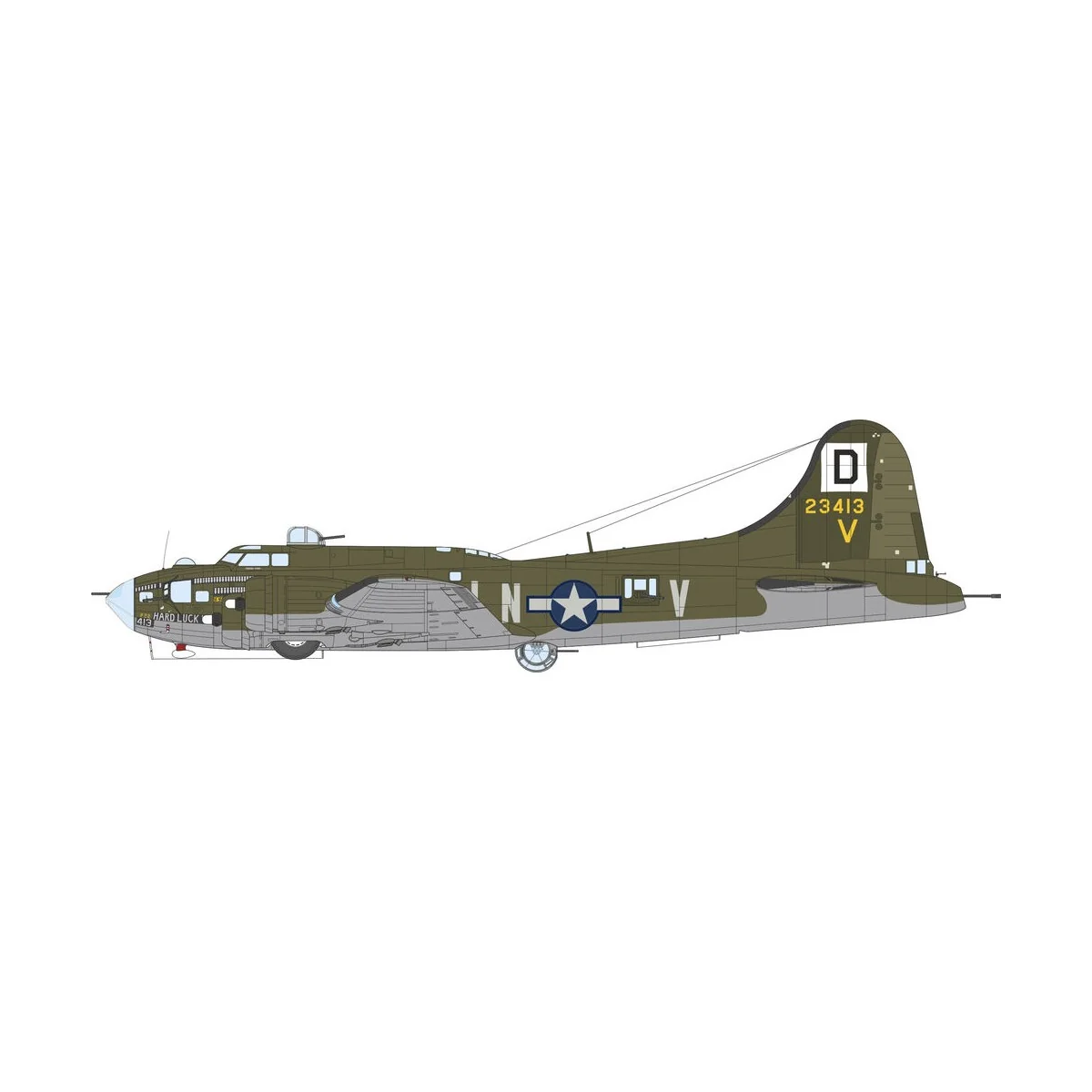 The Bloody Hundredth 1943, B-17F - Eduard Plastic Kits 11183