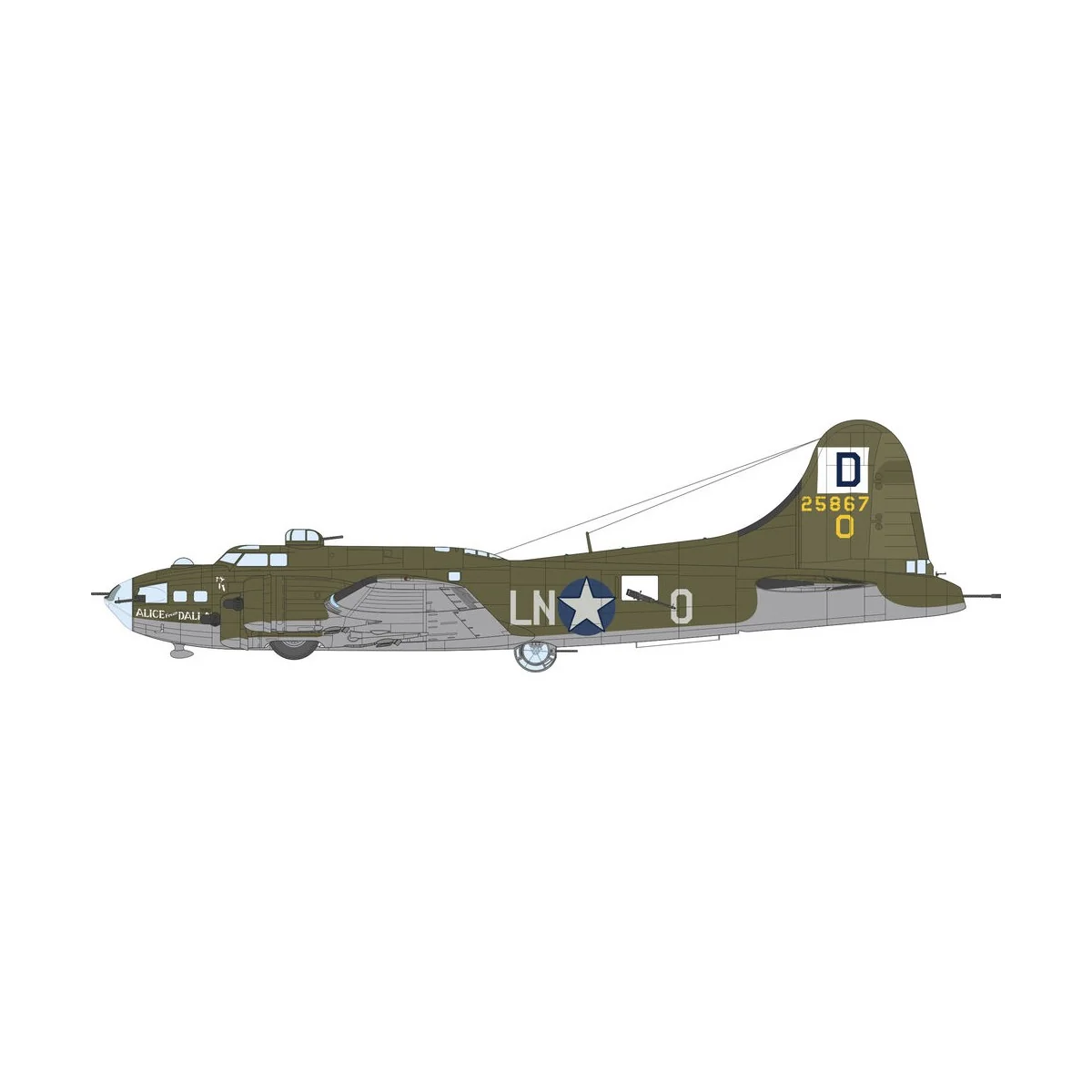The Bloody Hundredth 1943, B-17F - Eduard Plastic Kits 11183
