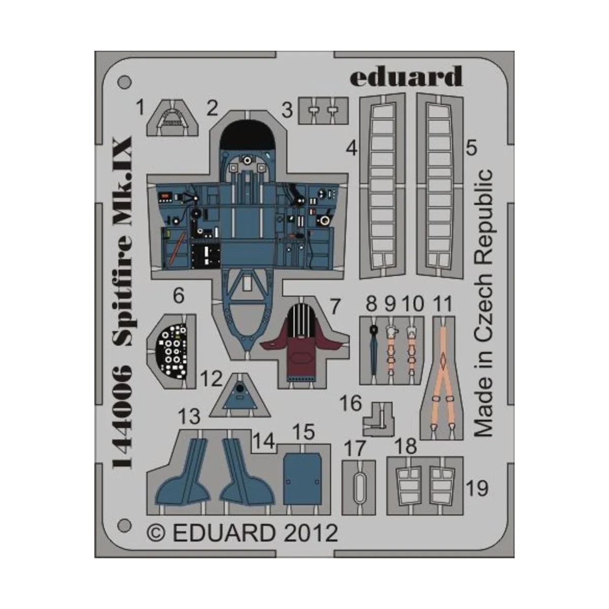 Spitfire Mk.IX for Eduard - Eduard Accessories 144006