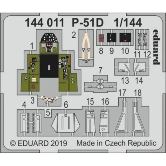 P-51D for Eduard - Eduard Accessories 144011