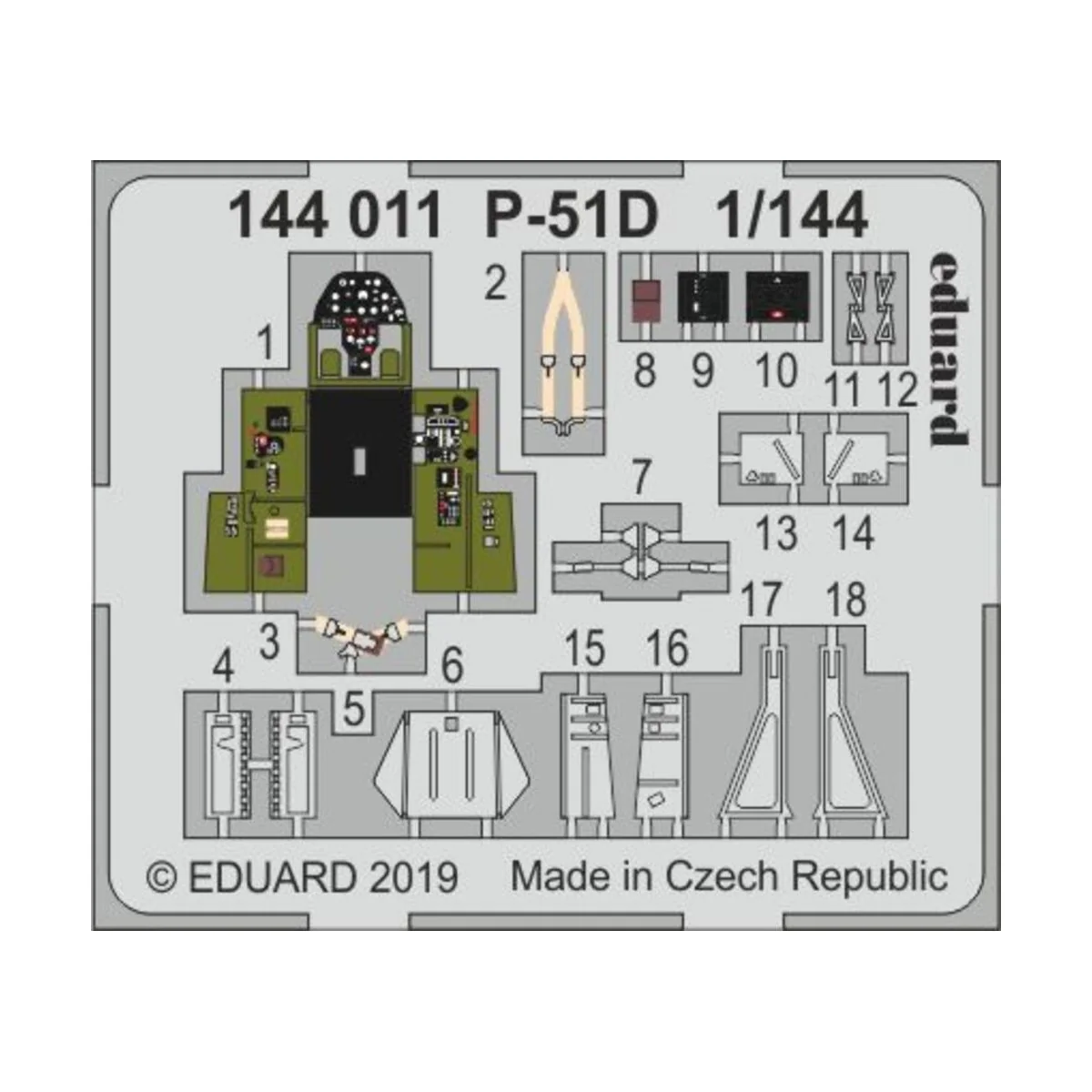 P-51D for Eduard - Eduard Accessories 144011