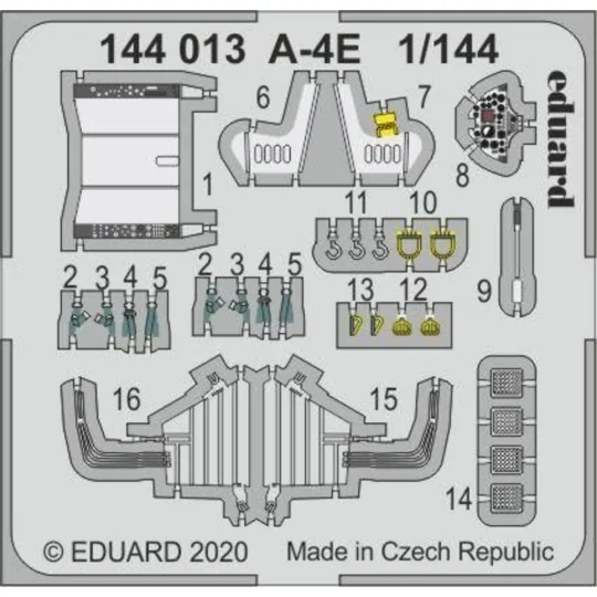 A-4E for Eduard, 1/144 - Eduard Accessories 144013