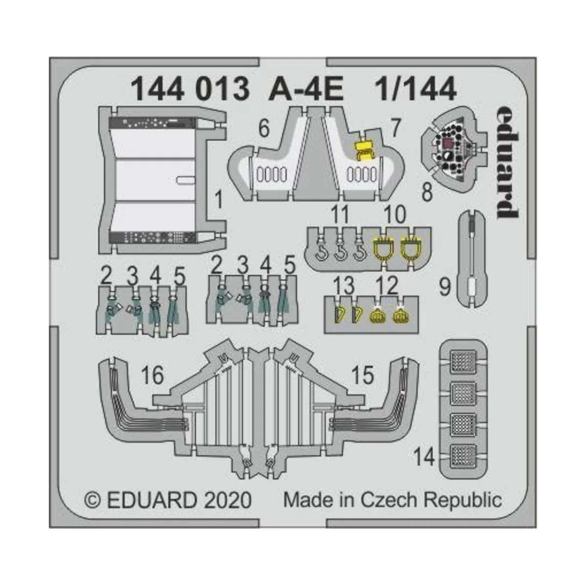 A-4E for Eduard, 1/144 - Eduard Accessories 144013