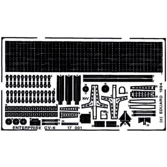 Flugzeugträger USS Enterprise CV6 für Tamiya Bausatz 77514, 1/700 -... Flugzeugträger USS Enterprise CV6 für Tamiya Bausatz 77514, 1/700 -...