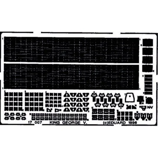 HMS King George V. für Tamiya Bausatz 77525, 1/700 - Eduard Accesso... HMS King George V. für Tamiya Bausatz 77525, 1/700 - Eduard Accesso...