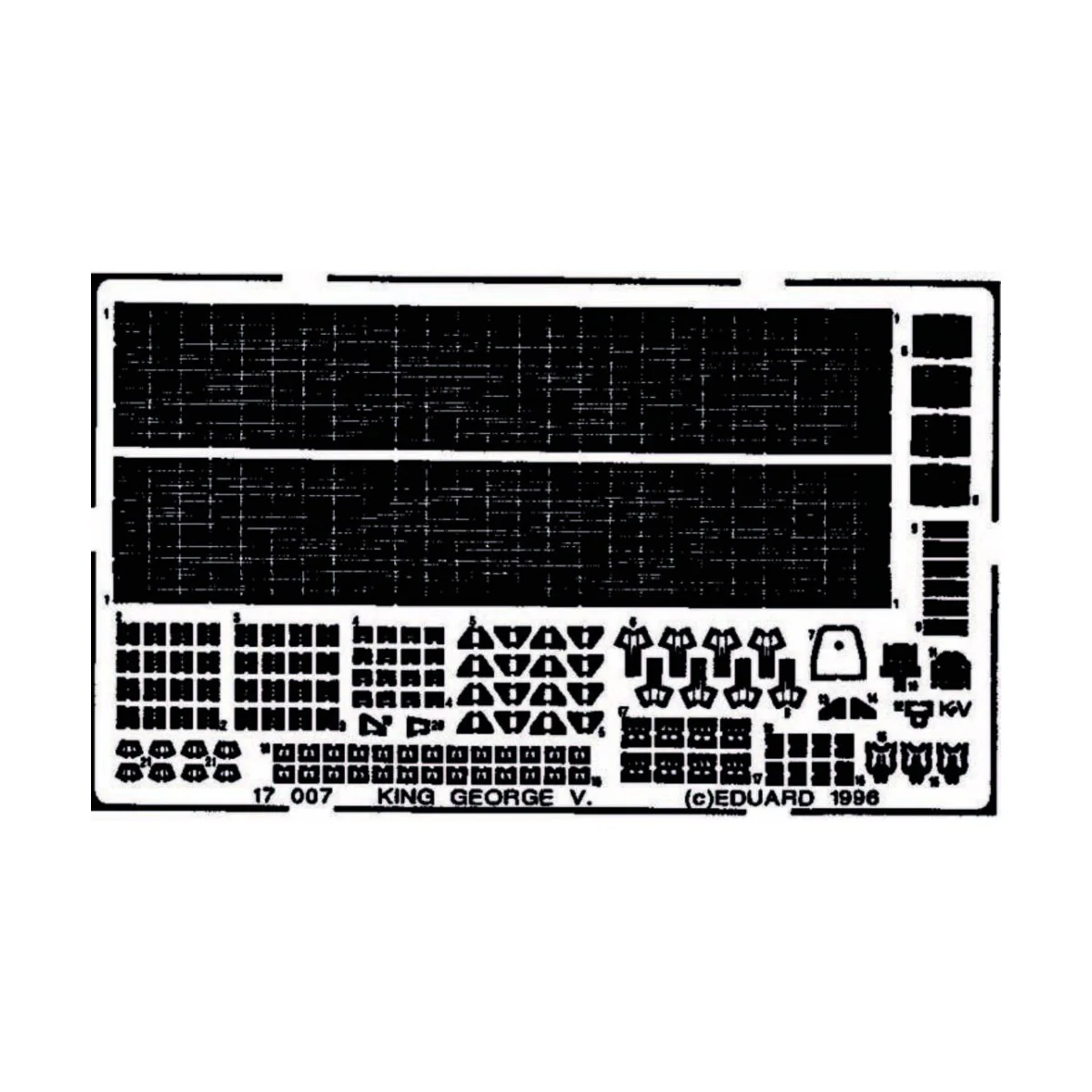 HMS King George V. für Tamiya Bausatz 77525 - Eduard Accessories 17007