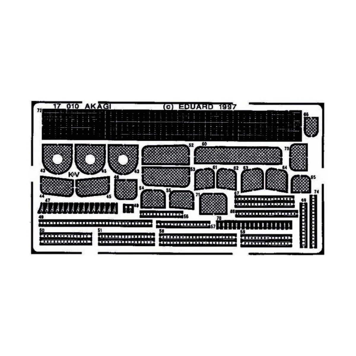 Flugzeugträger Akagi für Hasegawa Bausatz - Eduard Accessories 17010