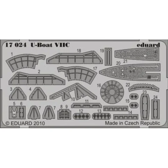 U-Boat VIIC (REV) - Eduard Accessories 17024