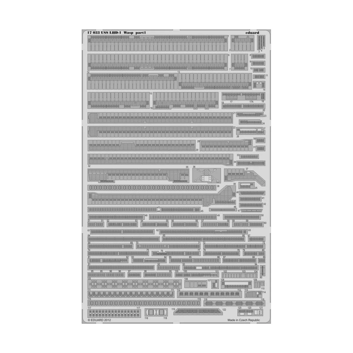USS Wasp LHD-1 for Hobby Boss, 1/700 - Eduard Accessories 17033 USS Wasp LHD-1 for Hobby Boss, 1/700 - Eduard Accessories 17033