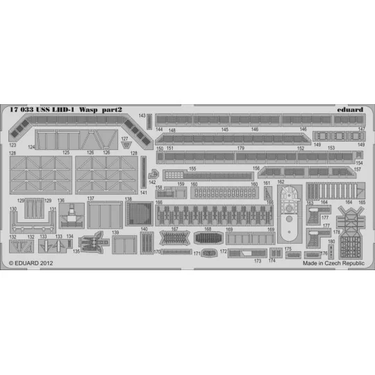 USS Wasp LHD-1 for Hobby Boss, 1/700 - Eduard Accessories 17033 USS Wasp LHD-1 for Hobby Boss, 1/700 - Eduard Accessories 17033