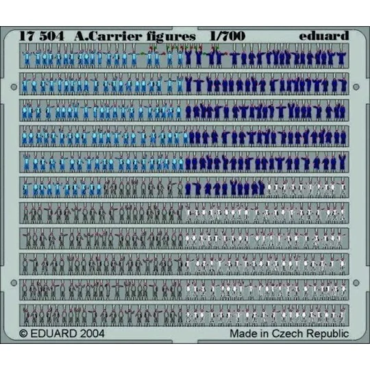 Marine Figuren bemalt Fotoätzsatz, 1/700 - Eduard Accessories 17502 Marine Figuren bemalt Fotoätzsatz, 1/700 - Eduard Accessories 17502
