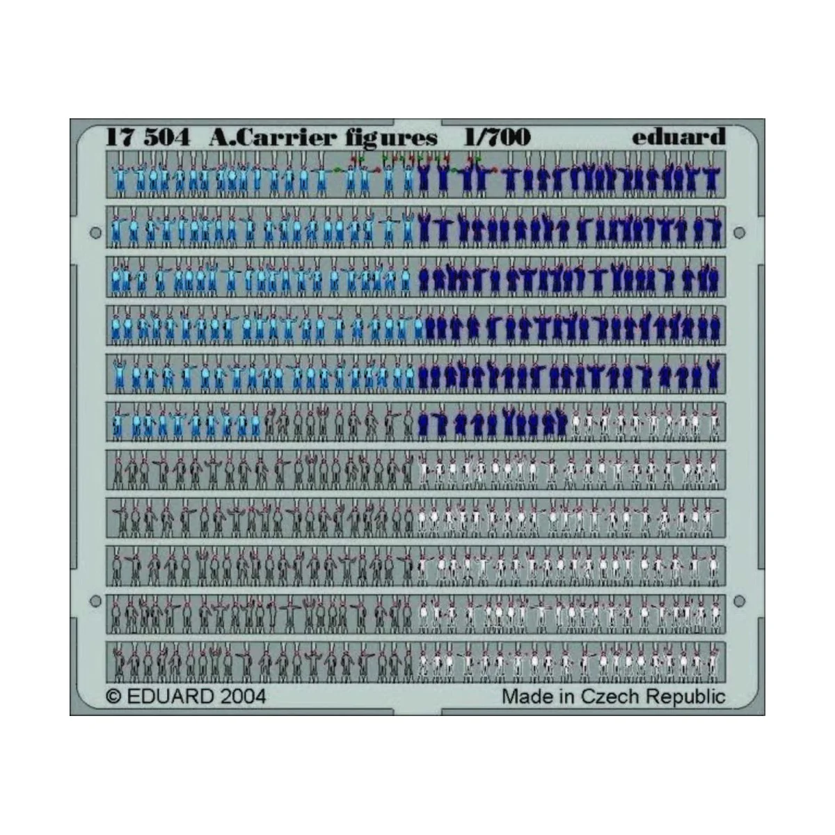 Marine Figuren bemalt Fotoätzsatz, 1/700 - Eduard Accessories 17502 Marine Figuren bemalt Fotoätzsatz, 1/700 - Eduard Accessories 17502