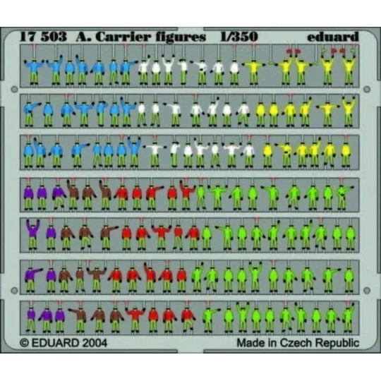 Flugzeugträger Personal Figuren bemalt Fotoätzsatz, 1/350 - Eduard ...