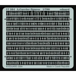 Flugzeugträger Figuren bemalt Fotoätzsatz, 1/700 - Eduard Accessori...