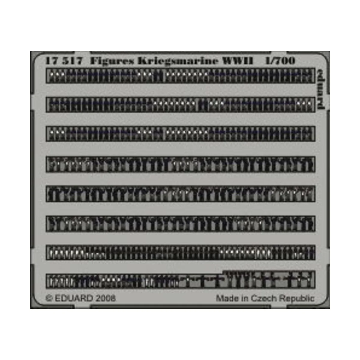 Figures Kriegsmarine WWII, 1/700 - Eduard Accessories 17517 Figures Kriegsmarine WWII, 1/700 - Eduard Accessories 17517