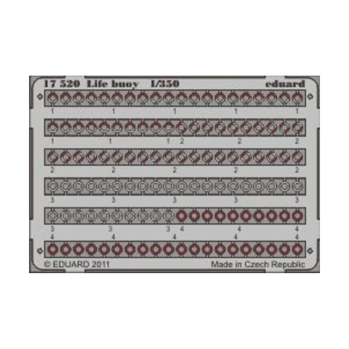 Life buoy, 1/350 - Eduard Accessories 17520 Life buoy, 1/350 - Eduard Accessories 17520