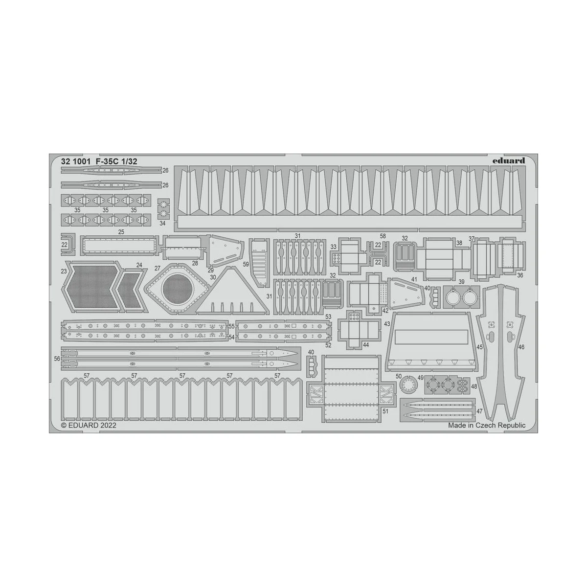 F-35C for TRUMPETER - Eduard Accessories 321001