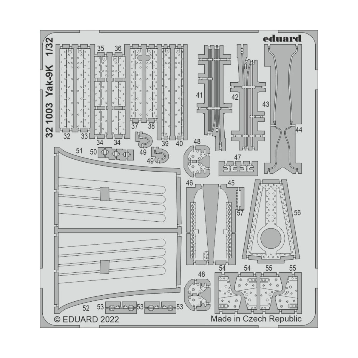 Yak-9K for ICM, 1/32 - Eduard Accessories 321003