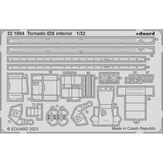 Tornado IDS interior for ITALERI, 1/32 - Eduard Accessories 321004