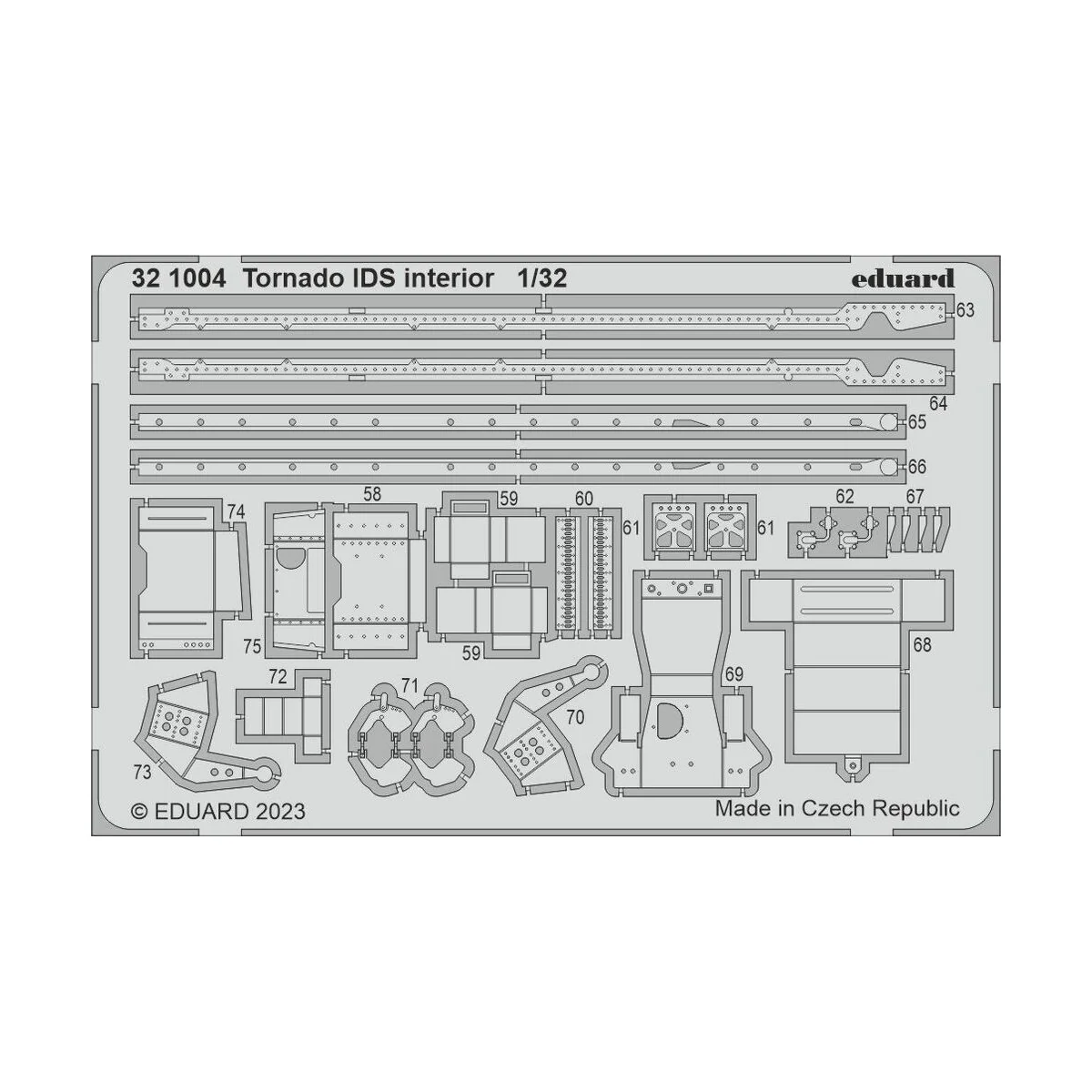 Tornado IDS interior for ITALERI - Eduard Accessories 321004