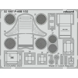 P-40B 1/32 GREAT WALL HOBBY, 1/32 - Eduard Accessories 321007