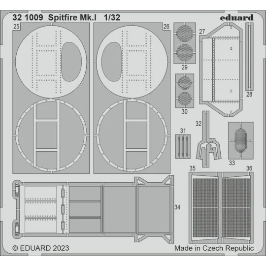 Spitfire Mk.I 1/32 KOTARE - Eduard Accessories 321009